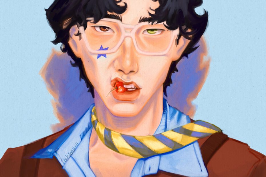 study portrait boy